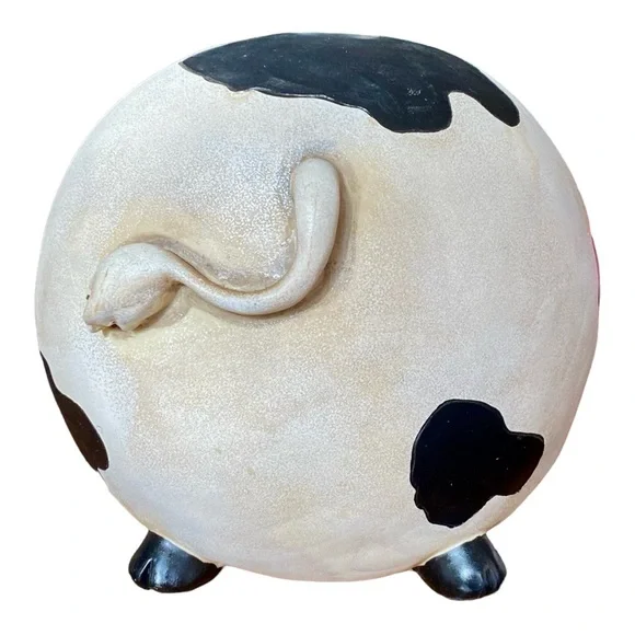 Cute cow. No defects. Approximately 12” long x 9” tall x 8” wide - Picture 5 of 7